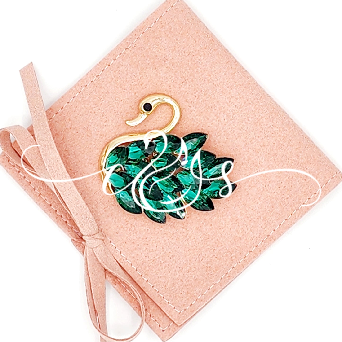 Emerald Swan Magnet